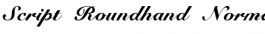 Script-Roundhand Font