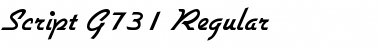 Script-G731 Regular Font