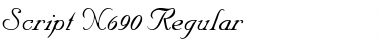 Script-N690 Regular Font