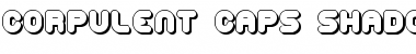 Download Corpulent Caps Shadow BRK Font Download Corpulent Caps Shadow BRK Font