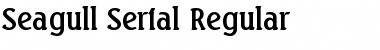 Seagull-Serial Regular Font