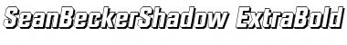 Download SeanBeckerShadow-ExtraBold Font