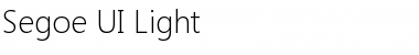 Segoe UI Light Regular Font