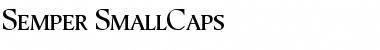 Semper SmallCaps Regular Font