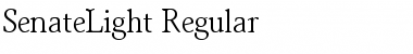 Download SenateLight Font