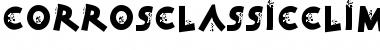 CorrosClassicClimbers Regular Font