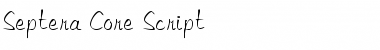 Septera Core Script Regular Font