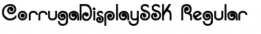Download CorrugaDisplaySSK Font Download CorrugaDisplaySSK Font