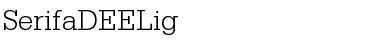 Download SerifaDEELig Font Download SerifaDEELig Font