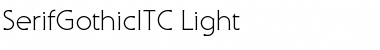 SerifGothicITC Font