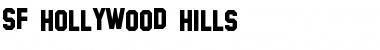 SF Hollywood Hills Regular Font