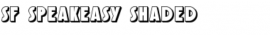 SF Speakeasy Shaded Regular Font