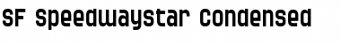 SF Speedwaystar Condensed Regular Font
