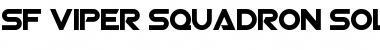 Viper Squadron Solid Regular Font