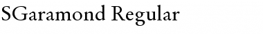 SGaramond Regular Font