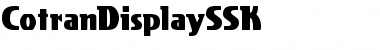 Download CotranDisplaySSK Font