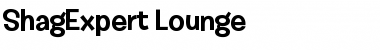 ShagExpert-Lounge Regular Font