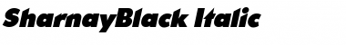 SharnayBlack Italic