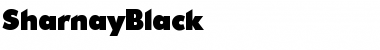SharnayBlack Regular Font
