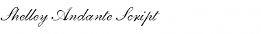 Shelley Andante Script Regular Font