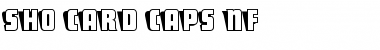 ShoCard Caps NF Regular Font