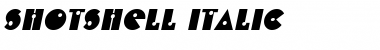 ShotShell Italic Font