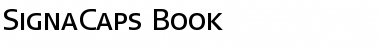 SignaCaps-Book Regular Font