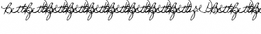 Signature (example) Regular Font