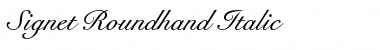 Signet Roundhand Font