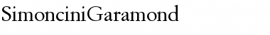 SimonciniGaramond Roman Font