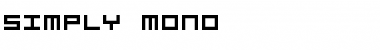 Simply Mono Regular Font