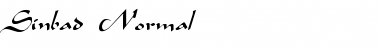 Sinbad Normal Font