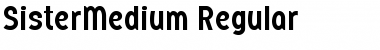 SisterMedium Regular Font