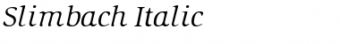 Slimbach Italic