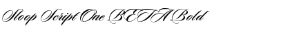 Download Sloop Script One BETA Font