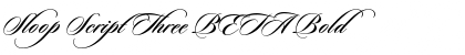 Download Sloop Script Three BETA Font