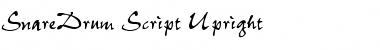 SnareDrum Script Upright Regular Font