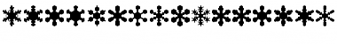 SnowflakeAssortment Regular Font