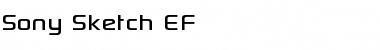Sony Sketch EF Regular Font
