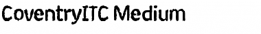 CoventryITC Medium Font