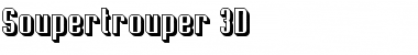 Soupertrouper 3D Font