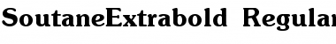 SoutaneExtrabold Regular Font
