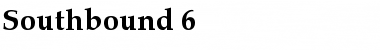 Southbound 6 Bold Font