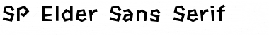 SP Elder Sans Serif Regular Font