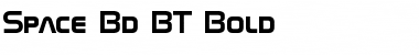 Space Bd BT Bold Font