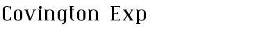 Download Covington Exp Font