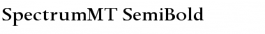 Download SpectrumMT-SemiBold Font
