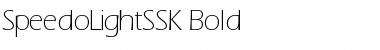 SpeedoLightSSK Bold Font