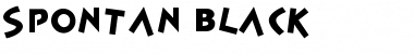 Spontan Black Font