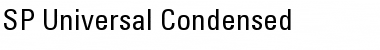 SP_Universal_Condensed Font
